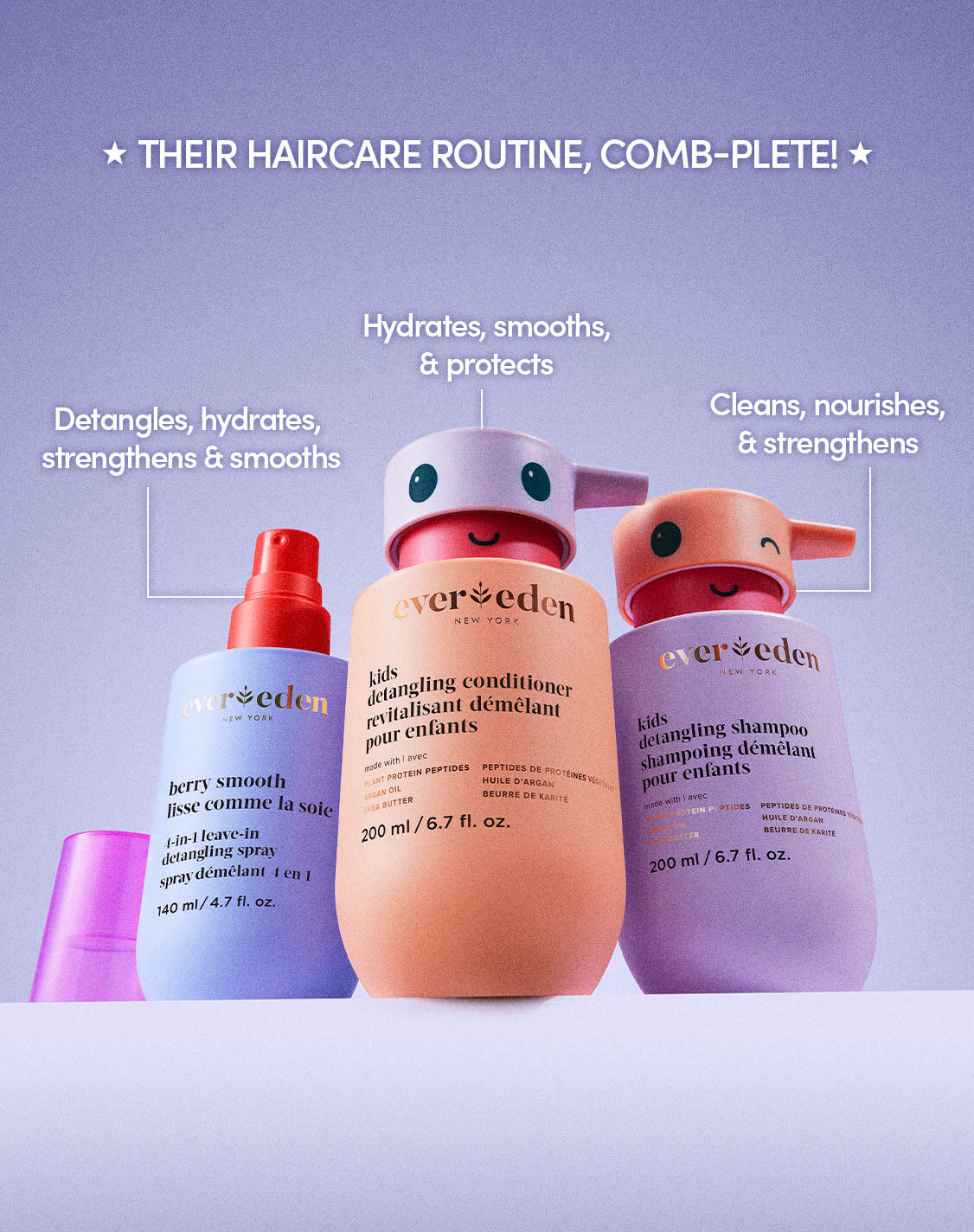 Kids Happy Hair Trio Set - Image 3