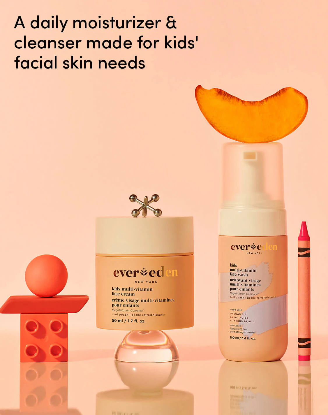 Kids Happy Face Duo (Peach & Pomelo) - Image 4